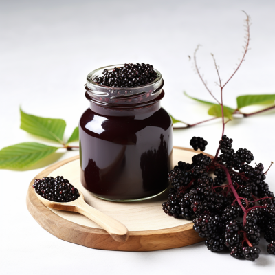Elderberries & More Ultimate Syrup Mix In a Jar